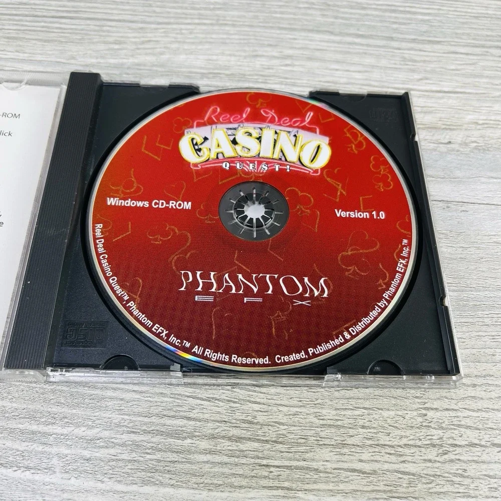 Reel Deal Casino Quest (PC CD ROM, 2002) Complete!  Tested Works - Picture 8 of 12
